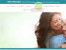 Tablet Screenshot of idealwellnesswa.com